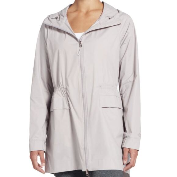 CALIA by Carrie Underwood Jackets & Blazers - Calia Gray Woven Anorak Nylon Windbreaker Jacket Size Small